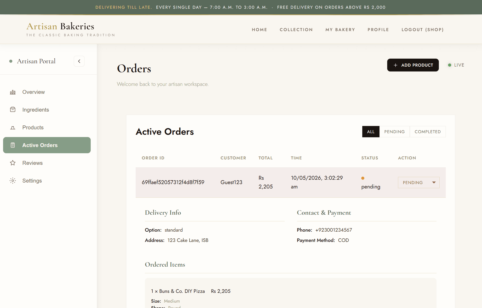 Artisan Bakeries